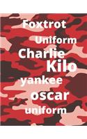 Foxtrot Uniform Charlie Kilo yankee oscar uniform: Army Deployment Journal For military spouse And Girlfriends 8.5"x 11" 120 Pages Blank Journal Perfect For Writing Memories, Thoughts, and Feelings