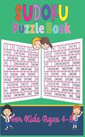 Sudoku puzzle book for kids ages 4-8: 250 Sudoku Puzzles Easy to Hard with solution- Best sudoku puzzle book for kids