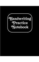 Handwritting Practise Notebook
