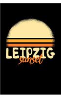 Leipzig Sunset: VOKABELHEFT / NOTIZBUCH Für Schulanfänger, Studenten, Schüler, Backpacker, Reisende, Traveler A5 (6x9 inch) 120 Seiten liniert! I Monatsplaner I Jou