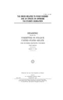 Tax issues related to Ponzi schemes and an update on offshore tax evasion legislation