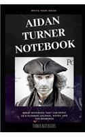 Aidan Turner Notebook