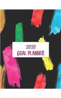 2020 Goal Planner: 2020 goal planner and organizer to track your monthly, quarterly, and yearly personal, financial, fitness, spiritual, travel, and life goals! Beauti