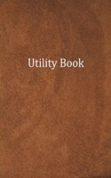 Utility Book: 1/4 Inch Lined, Memo Book, 5x8, 100 Pages