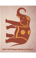 2019-2020 Simple Elephant Planner