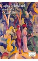 Couple on the Forest Track - August Macke - Notebook/Journal