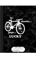 Shocks Pegs Lucky Composition Notebook: College Ruled 93/4 X 71/2 100 Sheets 200 Pages for Writing