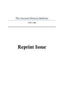 Ancient History Bulletin Volume Two