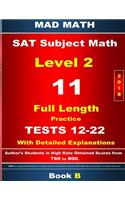 2018 SAT Subject Math Level 2 Book B Tests 12-22