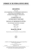 Oversight of the Internal Revenue Service