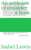 Occasion to Consider a Book