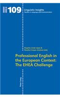 Professional English in the European Context