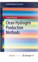 Clean Hydrogen Production Methods
