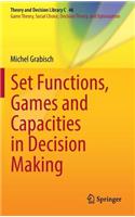 Set Functions, Games and Capacities in Decision Making