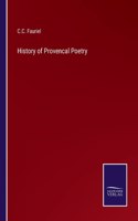 History of Provencal Poetry