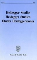 Heidegger Studies / Heideggerstudien / Etudes Heideggeriennes