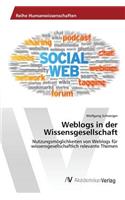 Weblogs in der Wissensgesellschaft