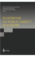 Handbook of Public Credit in Europe