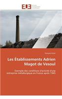 Les Établissements Adrien Magot de Vesoul