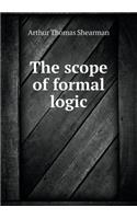 The Scope of Formal Logic