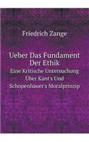 Ueber Das Fundament Der Ethik Eine Kritische Untersuchung Über Kant's Und Schopenhauer's Moralprinzip