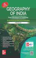 Geography of India (English) by P Ravikumar for UPSC CSE 2025 | 1st edition (latest) | Civil Services Exam - Prelims, Mains and Interview | State PSCs exams/ PCS exams | Exclusive access to McGraw Hill edge online platform: Conceptual Videos, PYQs,