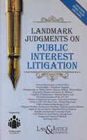 Landmark Judgements on Public Interest Litigation [Paperback] ProBono India