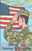 4th of July Coloring Book for Kids Ages 4 and Upward