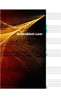 Notenblatt Leer