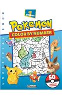 Pokemon Color By Number: Fun Coloring Book Featuring 50 Awesome Pokemon: Volume 1 (Unofficial Book)