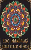 100 Mandalas Adult Coloring Book