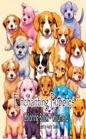 Enchanting Puppies Coloring Book: Volume 2(Dogs)