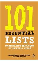 101 Essential Lists on Managing Behaviour in the Early Years