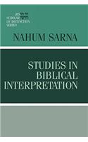 Studies in Biblical Interpretation