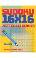 Sudoku 16x16 - Mittel Bis Schwer - Band 4