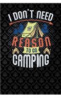 i dont need reason to go camping