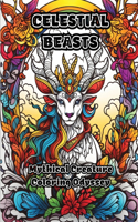 Celestial Beasts: Mythical Creature Coloring Odyssey