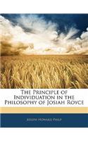 The Principle of Individuation in the Philosophy of Josiah Royce