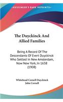 The Duyckinck And Allied Families