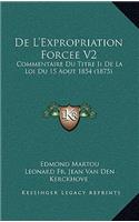 De L'Expropriation Forcee V2