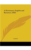 Dictionary, English and Burmese (1849)