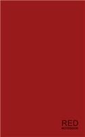 Red Notebook: Ruled Paper Notebook ( journal / cuaderno / portable )