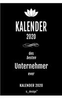 Kalender 2020 für Unternehmer