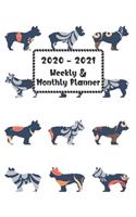 2020 - 2021 Weekly & Monthly Planner: Yorkshire Terrier Dog - Two Year Daily Weekly Monthly Calendar Schedule Agenda Organizer with Notes, Goals & To Do Lists(30 8.5 X 11 Dog Planner January 2020 - December 2021)
