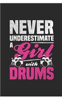 Never Underestimate A Girl With Drums