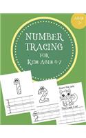 Number Tracing for Kids Ages 4-7: Number Tracing Book for Kids Ages 4-7 / Notebook / Practice for Kids / Coloring / Number Writing Practice - Gift