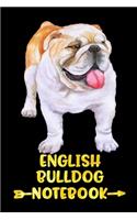 English Bulldog Notebook: Lined Journal Composition Notebook