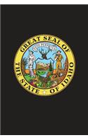 Great Seal of the State of Idaho Journal: 150 Page Lined Notebook/Diary