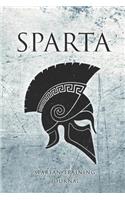 Spartan Training Journal: Spartan Themed Mma Training Journal/Bjj Training Journal/Gym Workout Notepad.