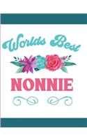 Worlds Best Nonnie: Blank Lined Journal